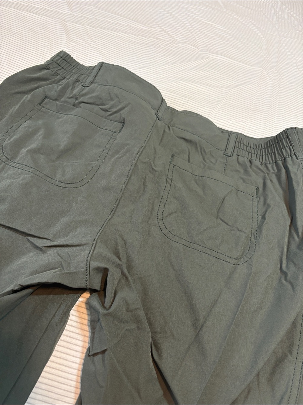 Kirkland Signature Olive Green Cargo Utility Pants - Picture 5 of 5